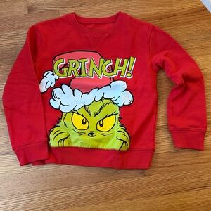Grinch Kids Red Sweatshirt